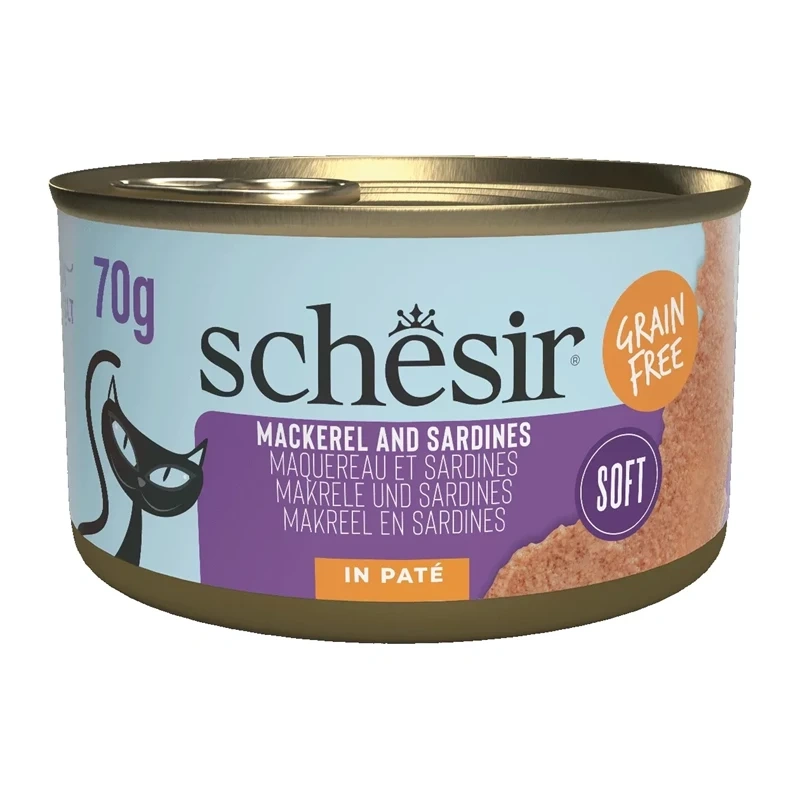 Schesir Grill makrela, sardynka pasztet adult 70 g