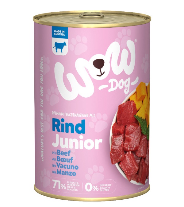 WOW wołowina junior 400 g