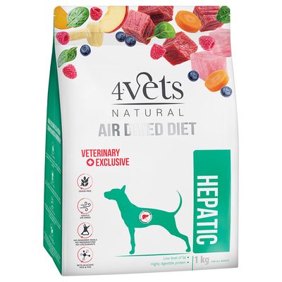 4Vets Natural Canine Hepatic 1 kg × 2