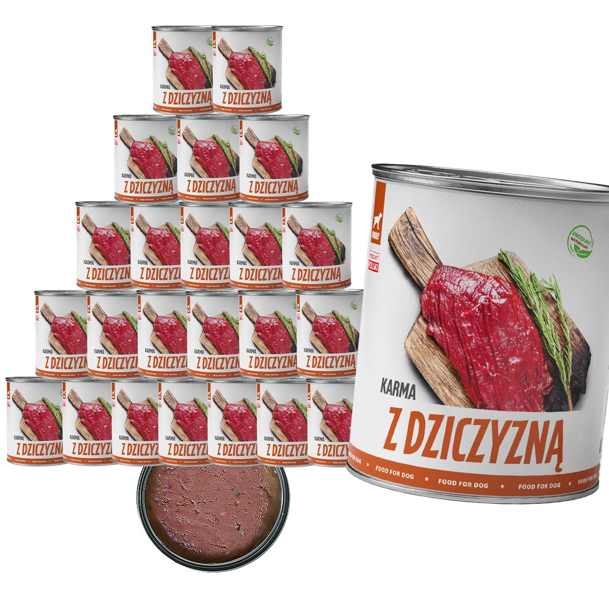 Tuf Tuf dziczyzna adult 800 g × 24