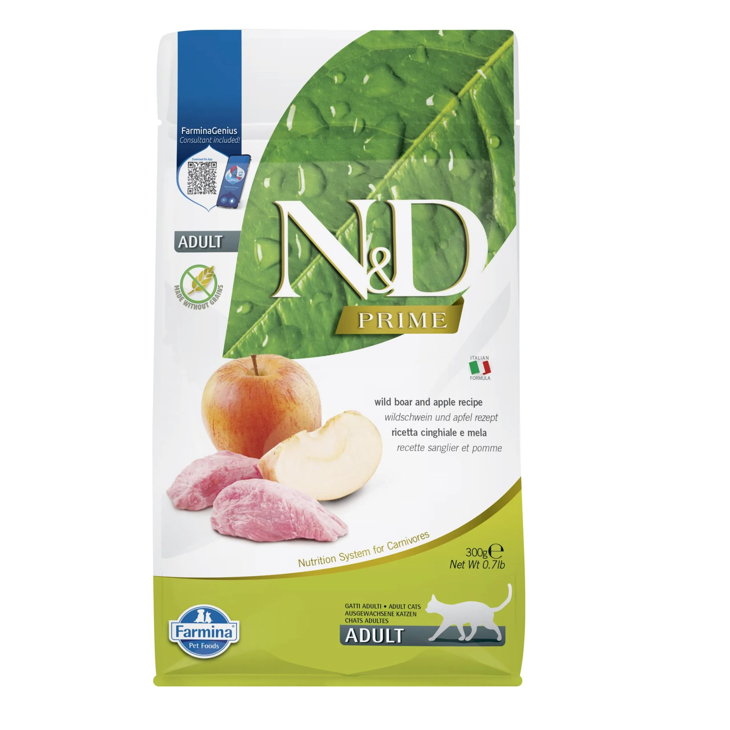 Farmina N&D Prime dziczyzna z jabłkiem adult 300 g