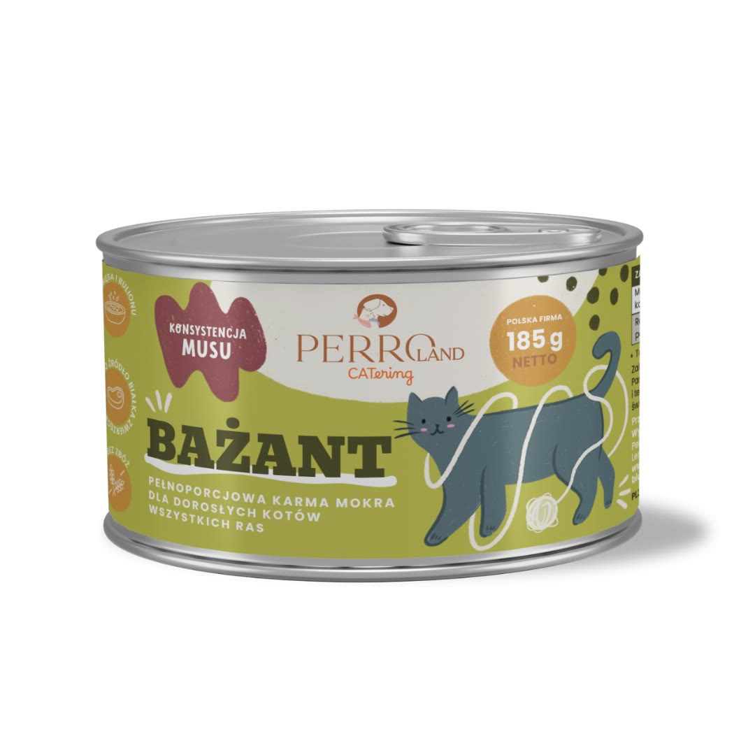 Perro PERROland CATering Digestive Sensitive bażant pasztet adult 185 g