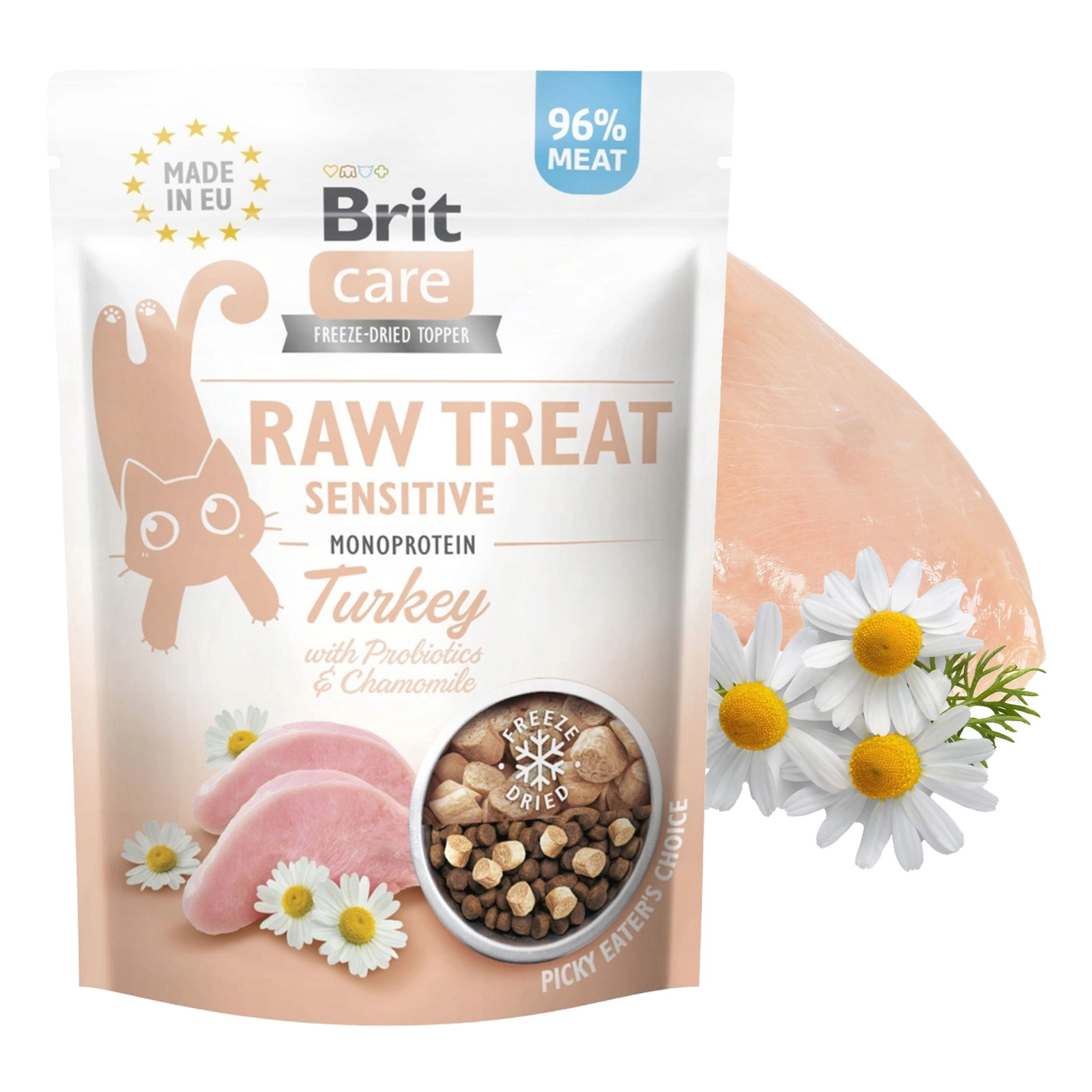 Brit Raw Treat Sensitive indyk kawałki 40 g