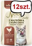 Nekko Daily kurczak, wątróbka w sosie adult 85 g × 12