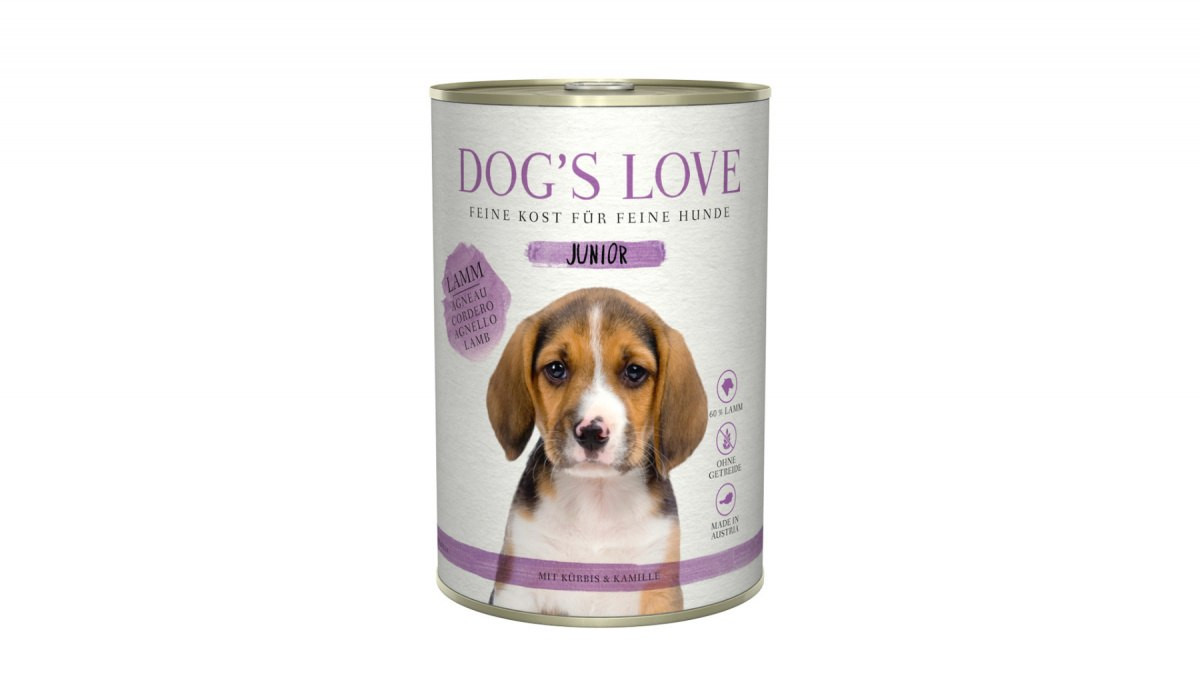Dog's Love jagnięcina junior 400 g