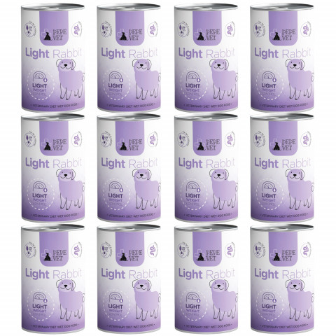 Paka Zwierzaka Pepe Vet królik adult 400 g × 12