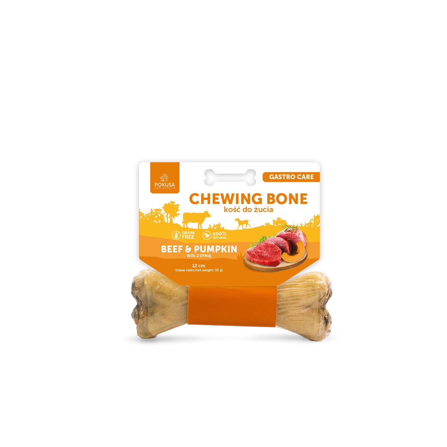 Pokusa Gastro Care wołowina z dynią 55 g