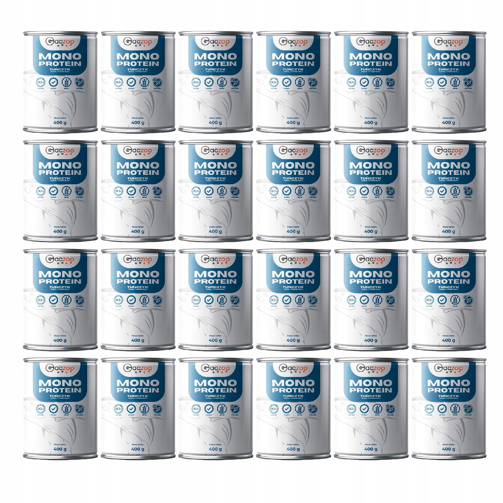 Gaczoo Mono Protein tuńczyk adult 400 g × 24