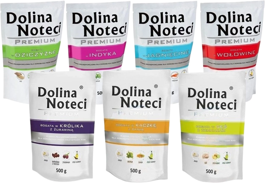 Dolina Noteci Premium mix smaków bez ryb 500 g × 12