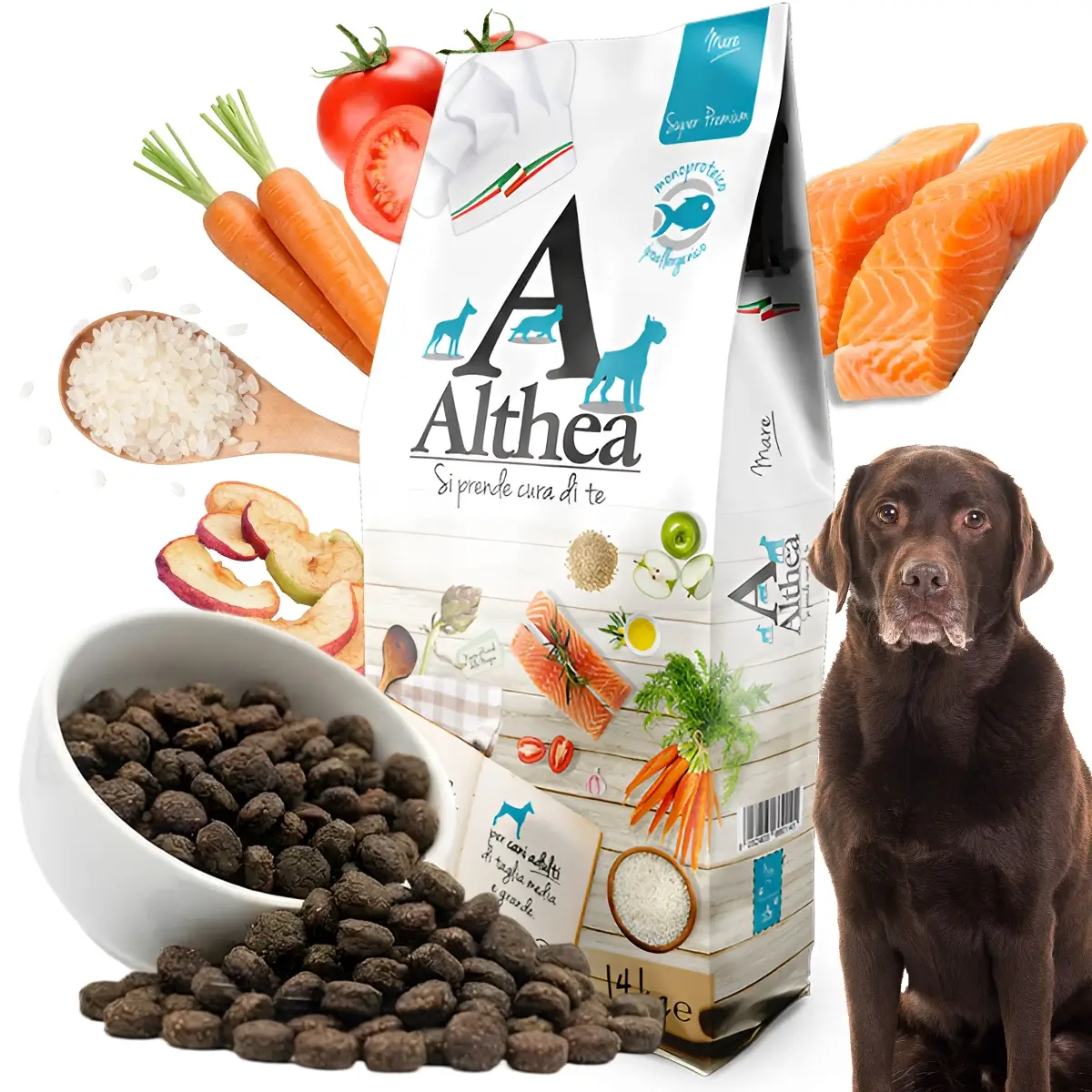 Althea Superpremium łosoś adult średnie rasy, duże rasy 14 kg