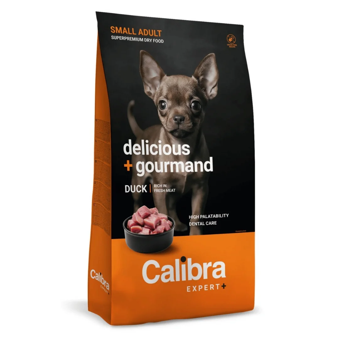 Calibra DOG EXPERT+ kaczka adult małe rasy 1,5 kg