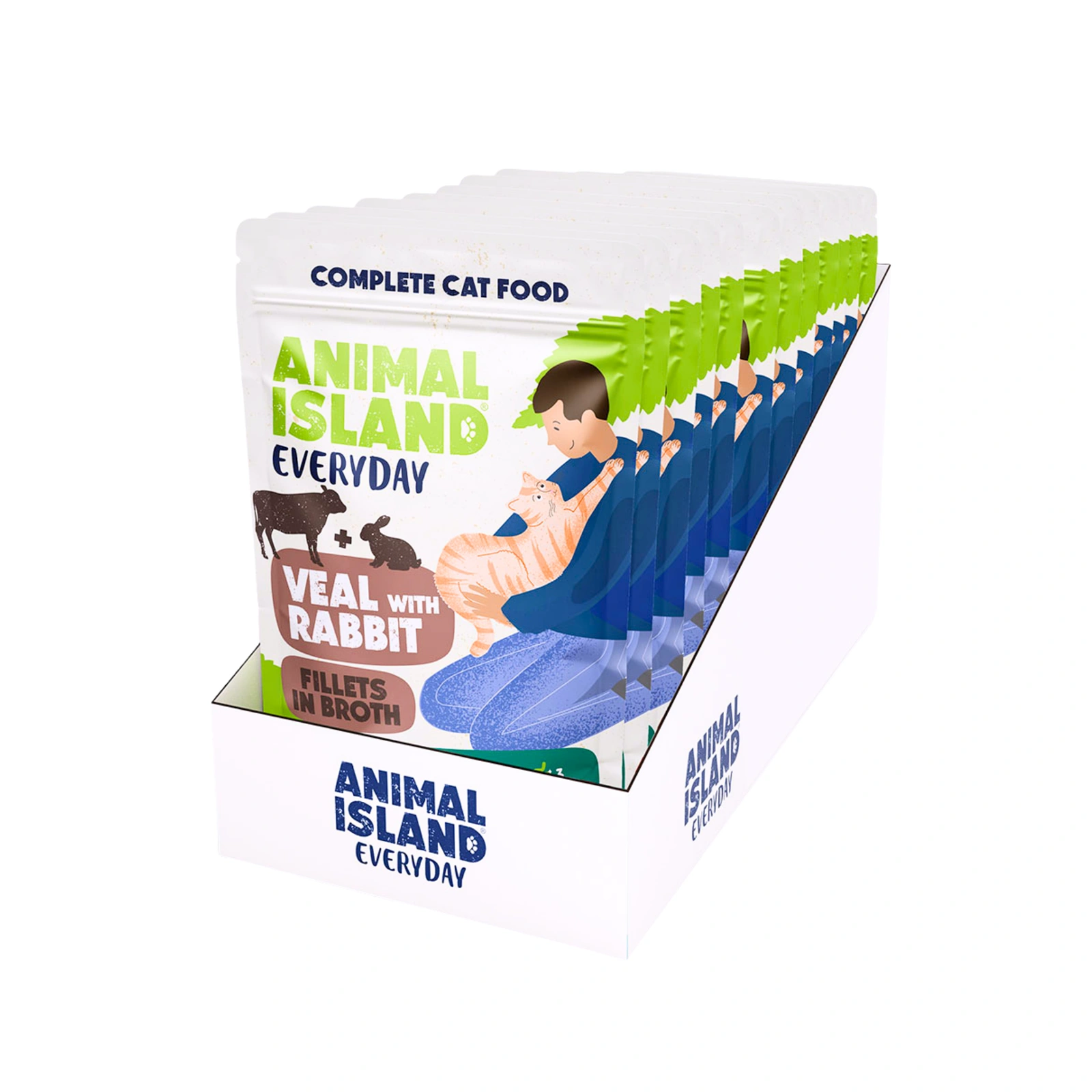 Animal Island Everyday królik kawałki adult 85 g × 12