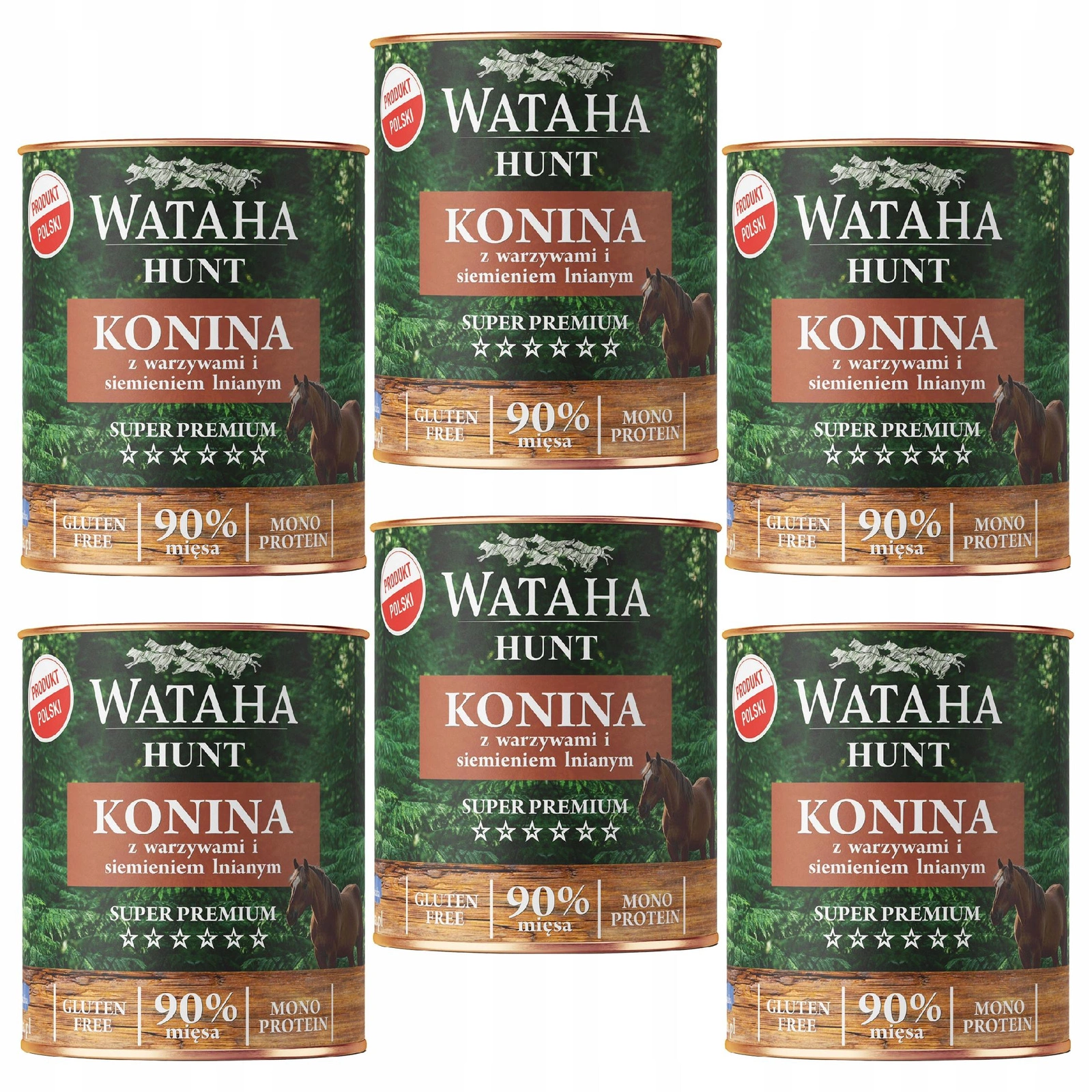 Wataha Hunt konina adult 800 g × 6