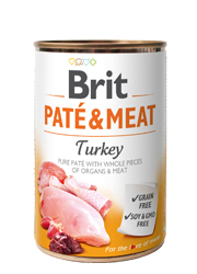 Brit Paté & Meat indyk 800 g × 12