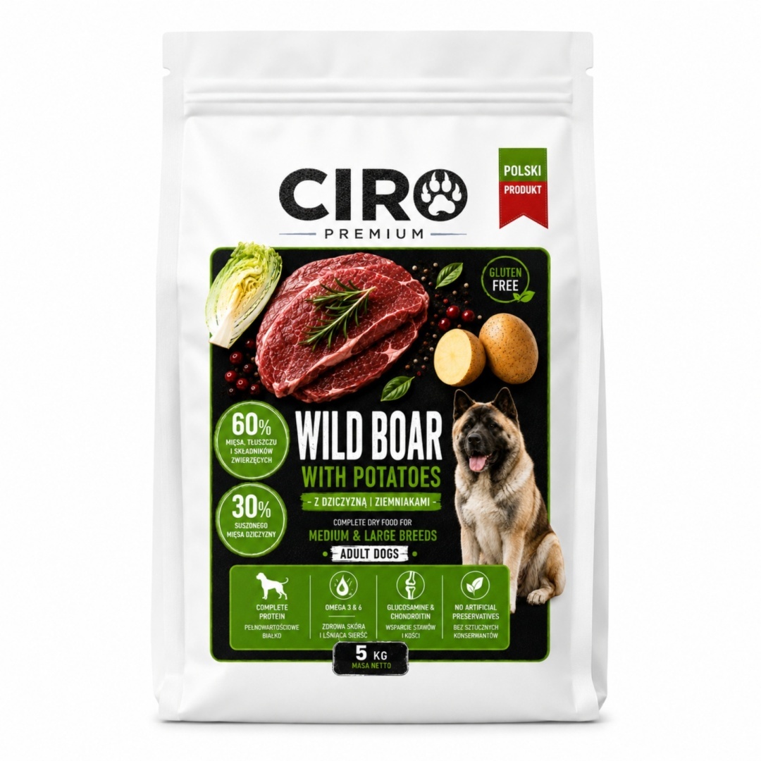 Ciro Premium dziczyzna adult 5 kg
