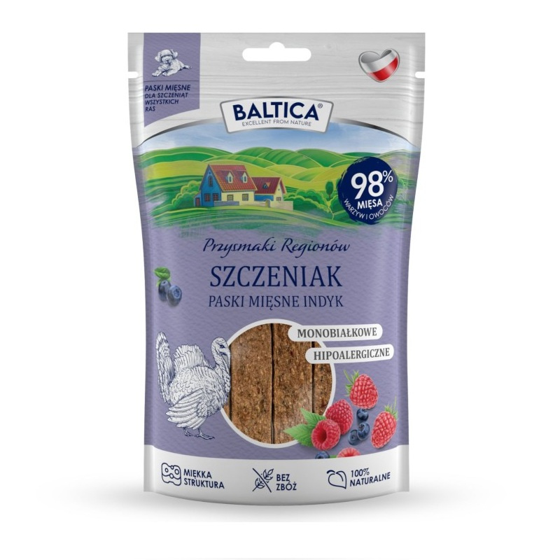 Baltica Przysmaki Regionów indyk junior 90 g