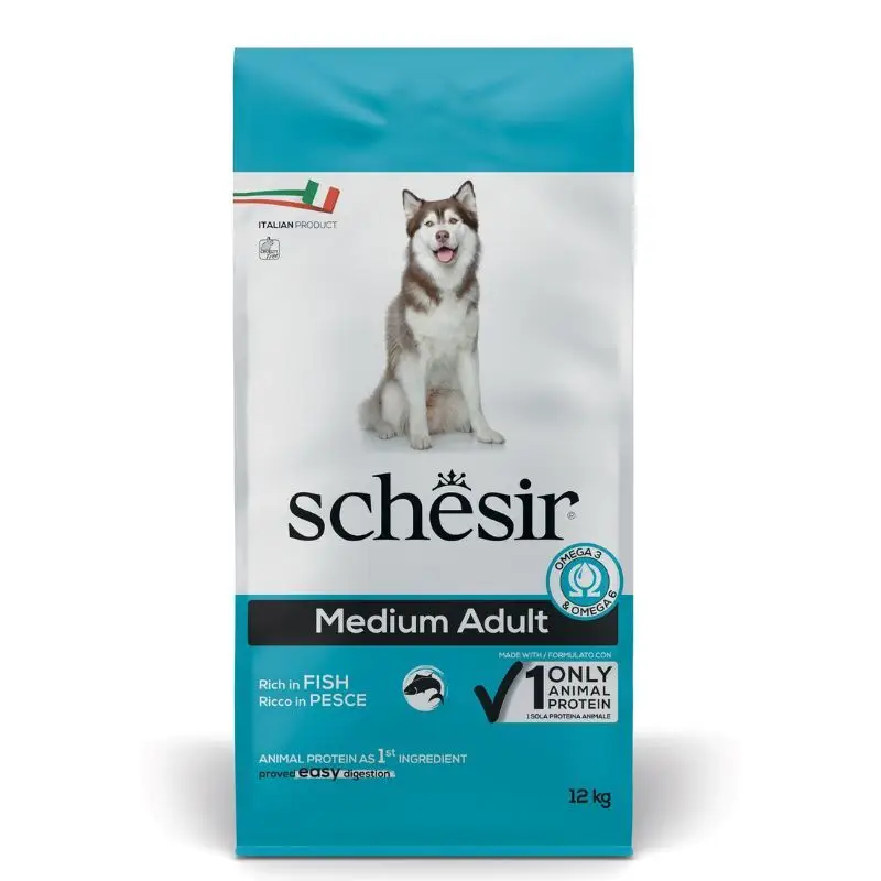Schesir Original tuńczyk, śledź adult średnie rasy 3 kg