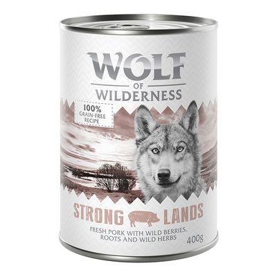 Wolf of Wilderness Monoprotein wieprzowina adult 400 g × 24