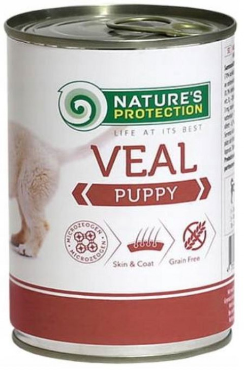 Nature's Protection cielęcina puppy 400 g