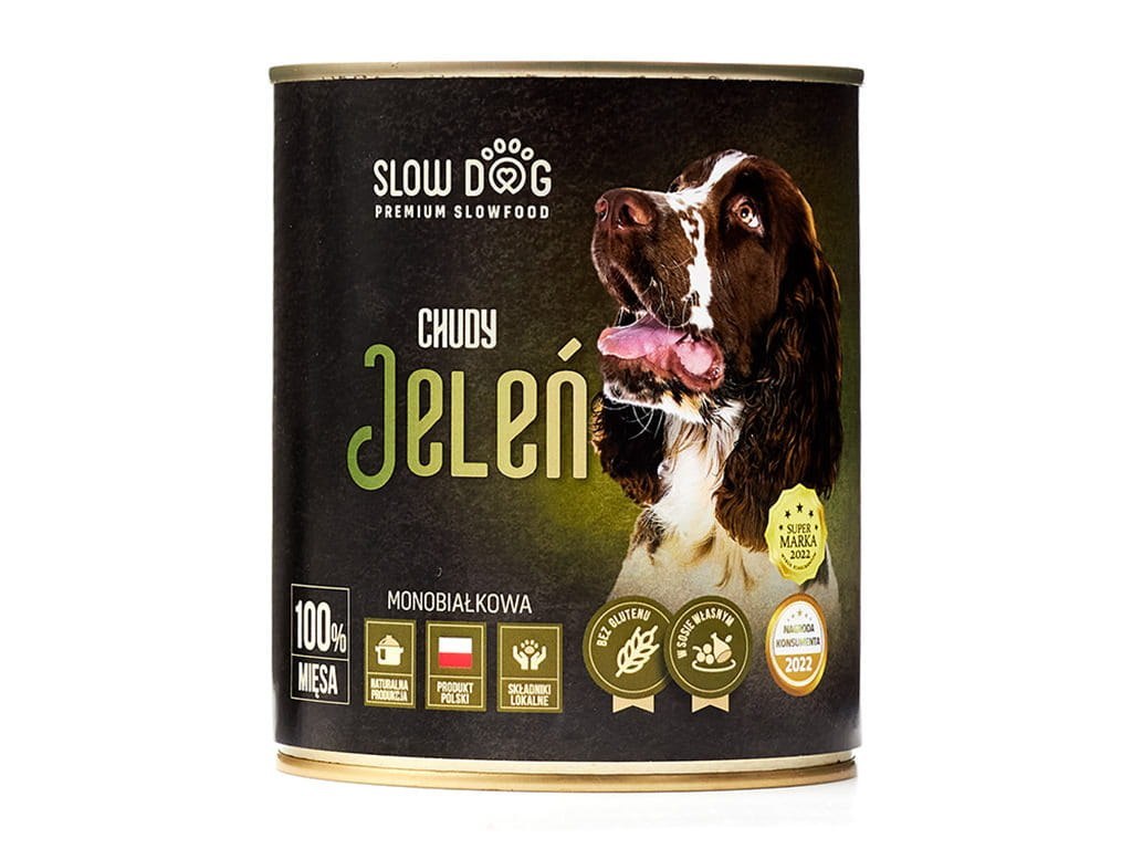Slow Dog jeleń 850 g