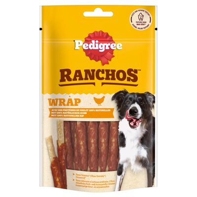 Pedigree Ranchos Wrap kurczak adult 60 g × 8