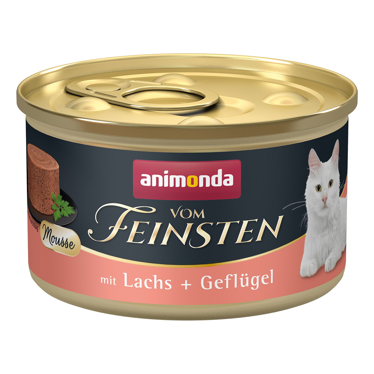 Animonda Vom Feinsten drób, łosoś pasztet adult 85 g × 12