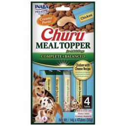 Inaba Meal Topper kurczak, ser adult 14 g × 4