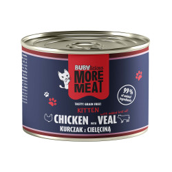 Buba More Meat kurczak z cielęciną kitten 185 g