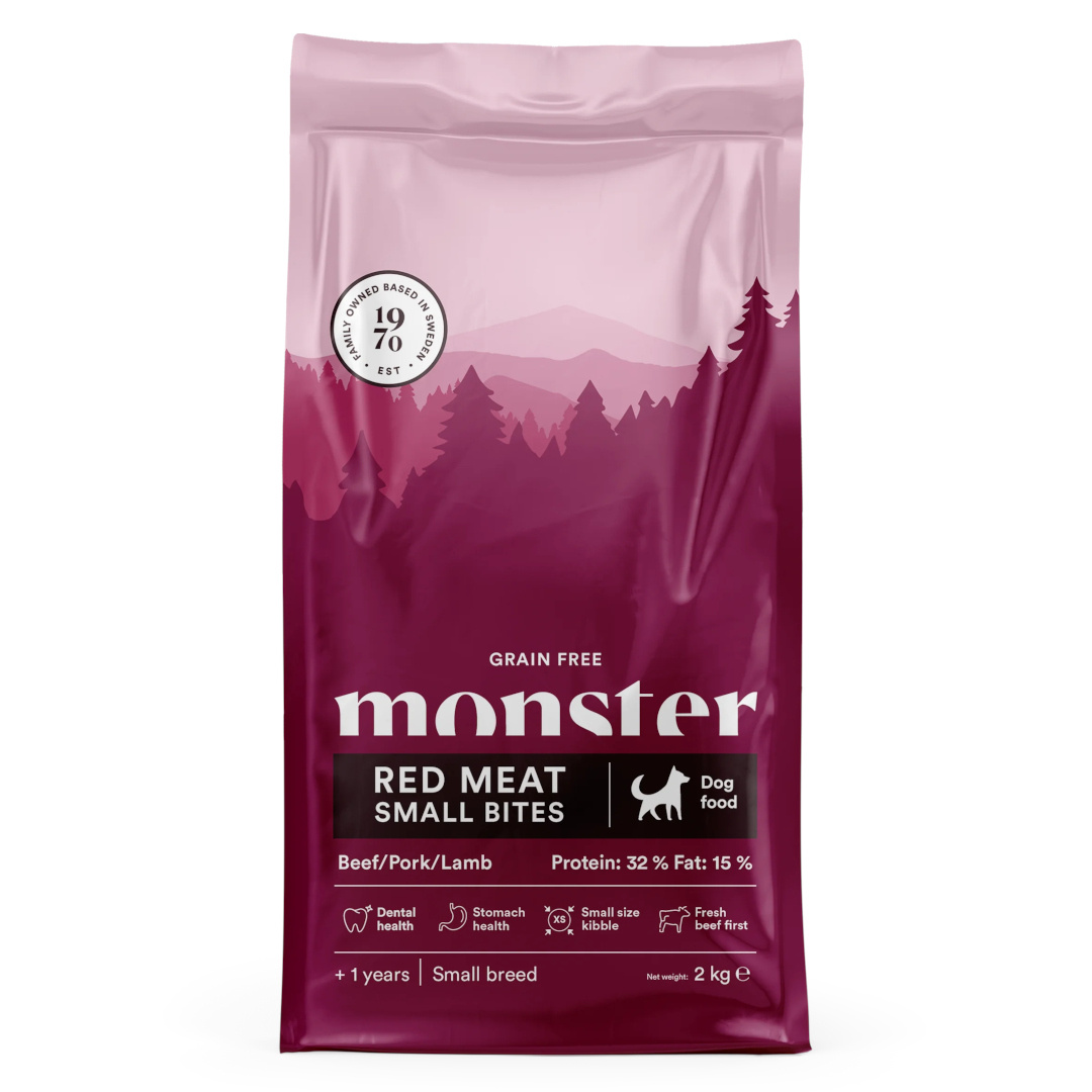 Monster Dog Grain Free wołowina adult małe rasy 2 kg