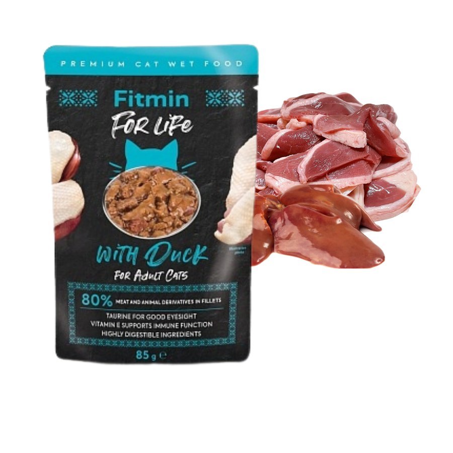 Fitmin For Life kaczka kawałki adult 85 g
