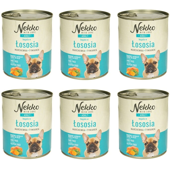 Nekko łosoś 800 g × 6
