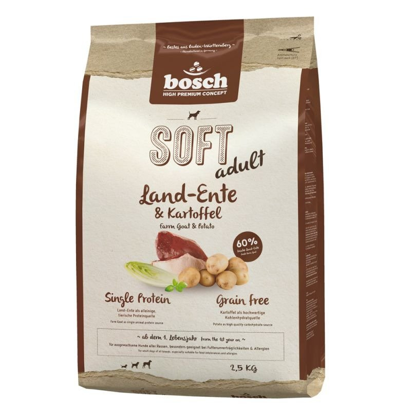 Bosch Soft kaczka, ziemniaki adult 2,5 kg