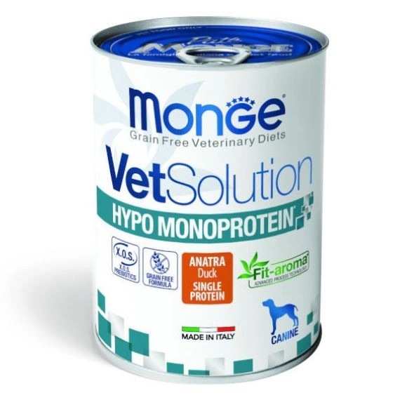 Monge VetSolution Hypo Monoprotein kaczka 400 g