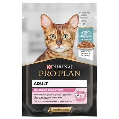 Purina Pro Plan Digestive ryba w sosie adult 85 g × 6