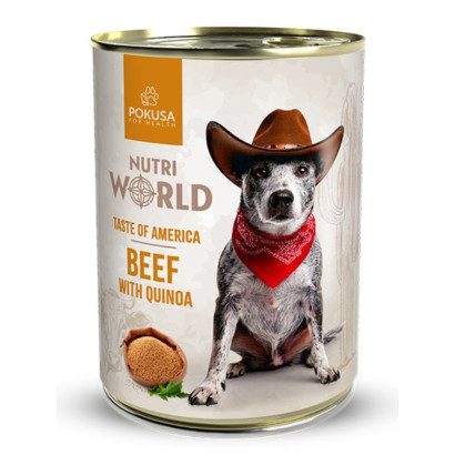 Pokusa Nutri World – Smaki Świata wołowina adult 400 g
