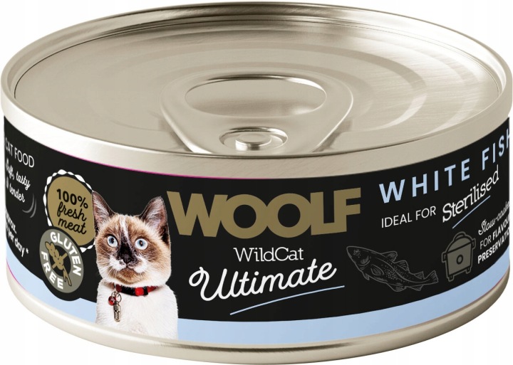 Woolf Ultimate Sterilised ryby pasztet adult 85 g