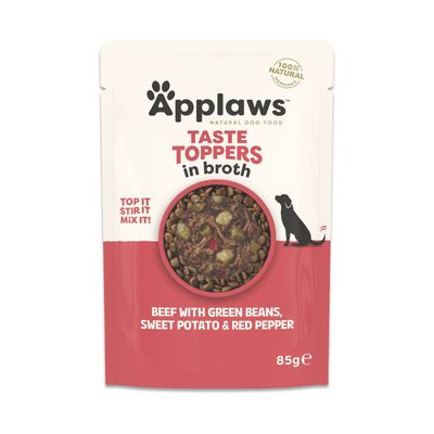Applaws Taste Toppers wołowina 85 g × 12