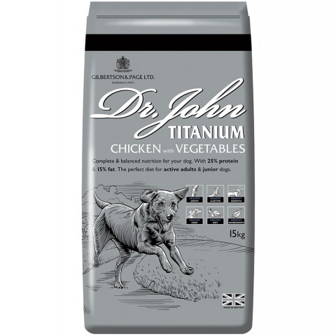 Dr John Titanium kurczak adult 15 kg
