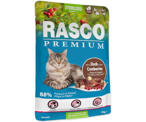 Rasco Premium Sterilised kaczka w sosie 85 g