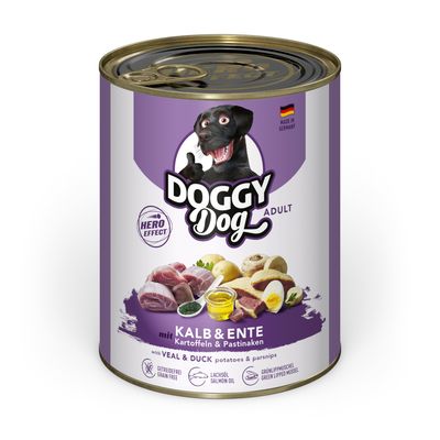 Doggy cielęcina, kaczka adult 800 g × 24