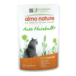 Almo Nature Functional Hairball kurczak w sosie adult 70 g