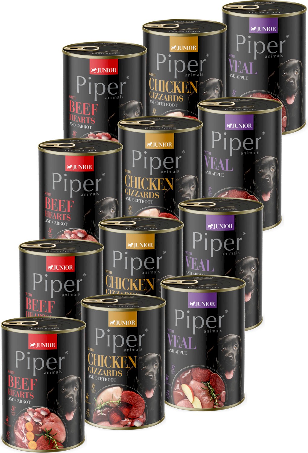 Piper junior 400 g × 12