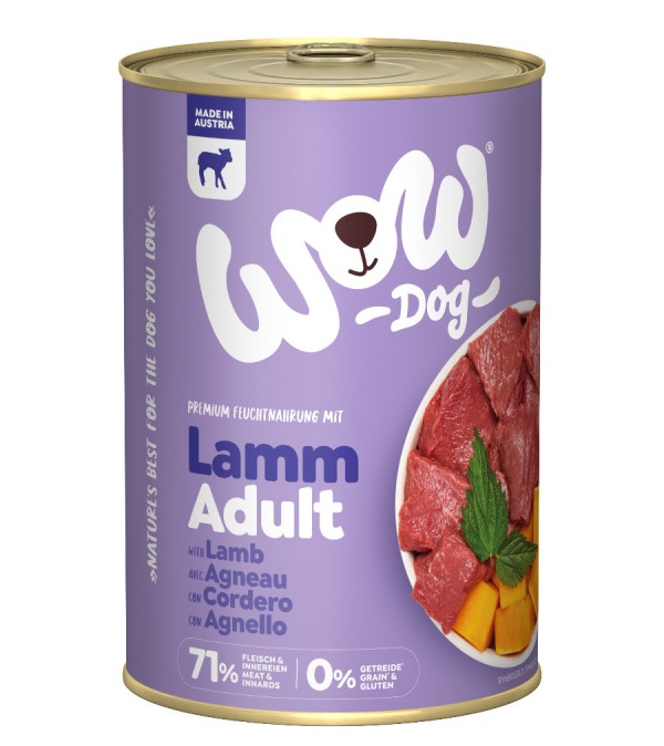 WOW jagnięcina adult 400 g