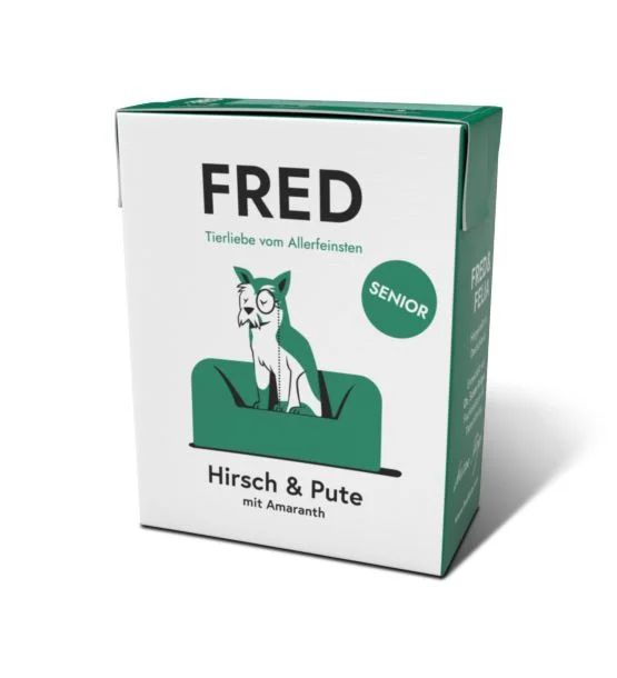 Fred drób, dziczyzna, indyk senior 390 g