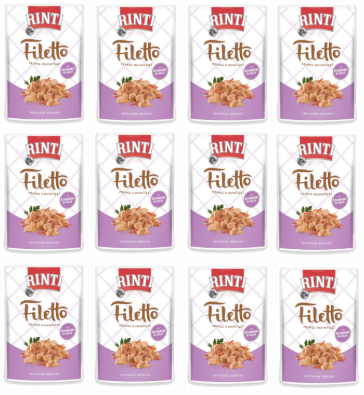 Rinti Filetto kurczak, szynka 100 g × 12