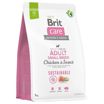 Brit Care kurczak, owady adult małe rasy 3 kg