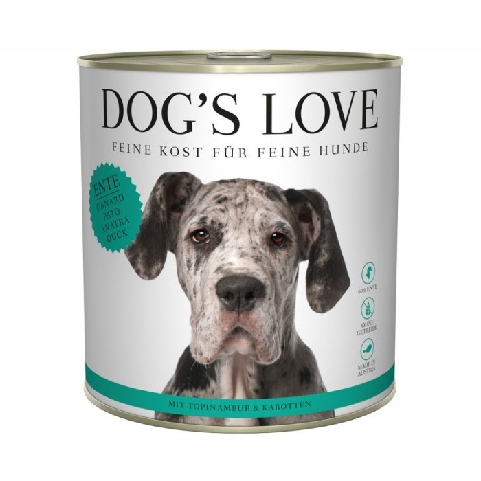 Dog's Love kaczka 800 g