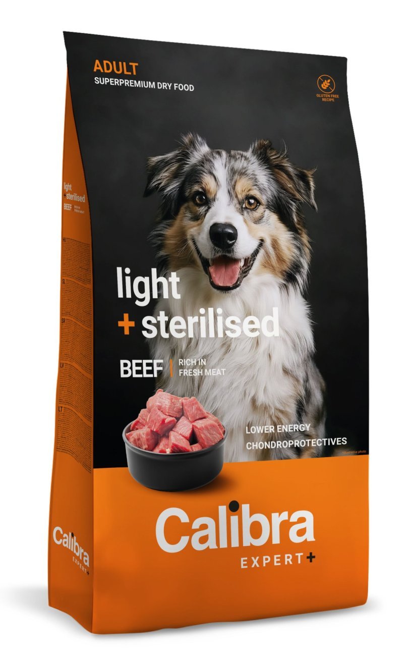 Calibra Dog EXPERT+ wołowina adult 2 kg