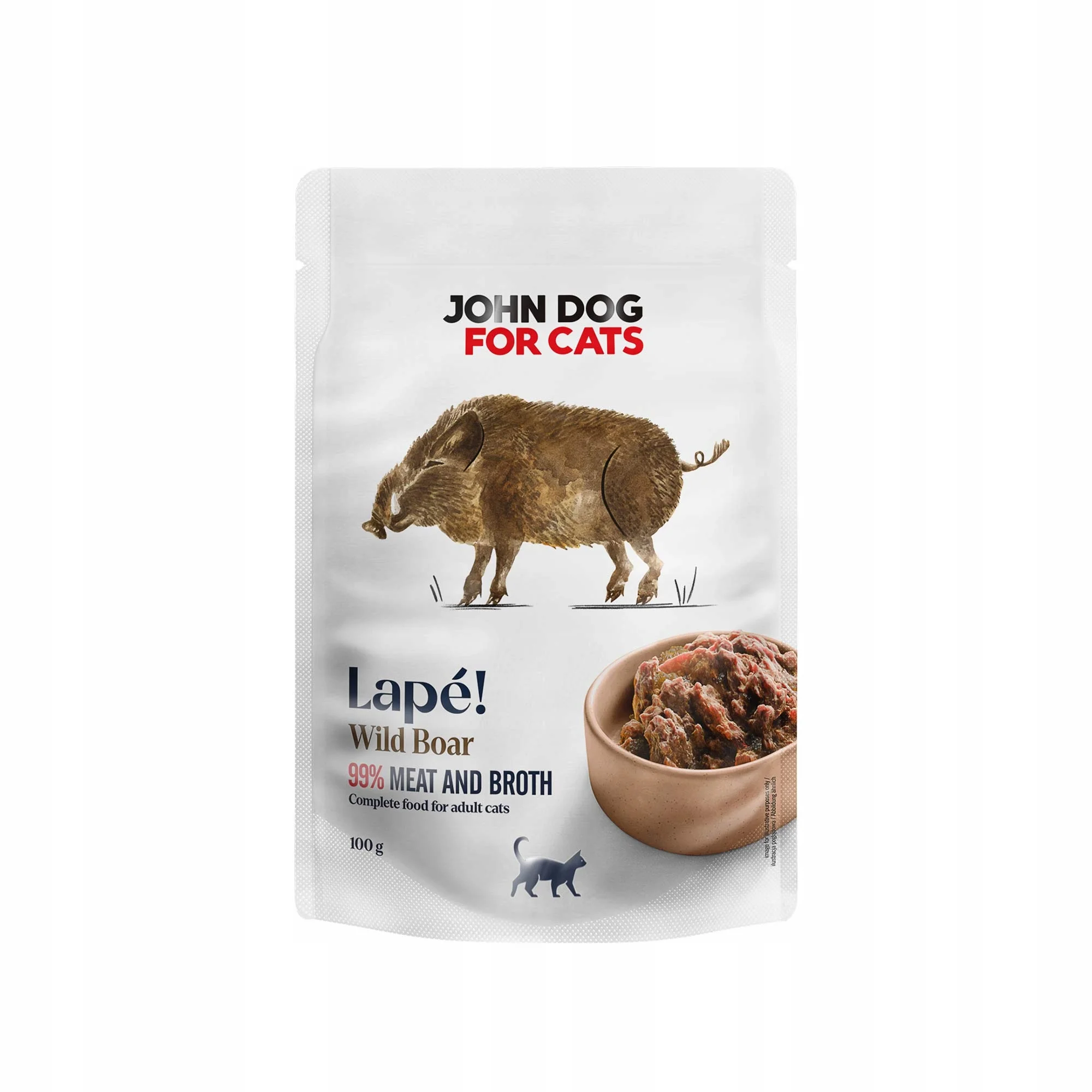 John Dog Lapé dziczyzna w bulionie adult 100 g