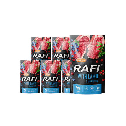 Rafi Rafi jagnięcina adult 500 g × 10